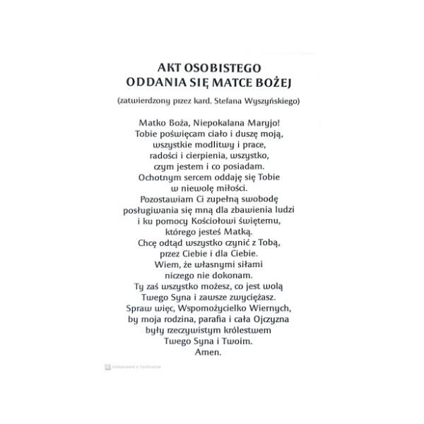 Akt oddania Matce Bożej - obrazek 2